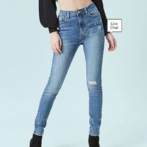 F21 stretch High waisted jeans